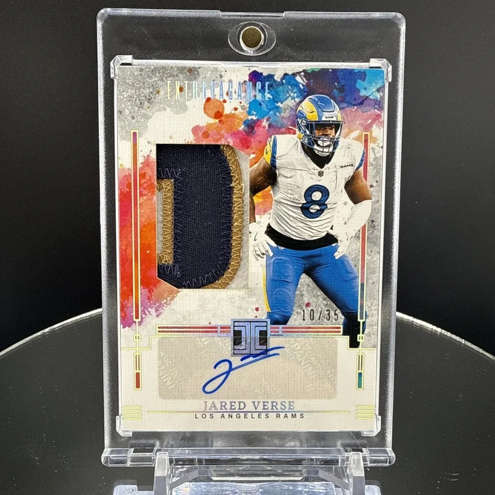 2025 Impeccable Jared Verse Extravagance 3-Color Patch Auto SSP /35